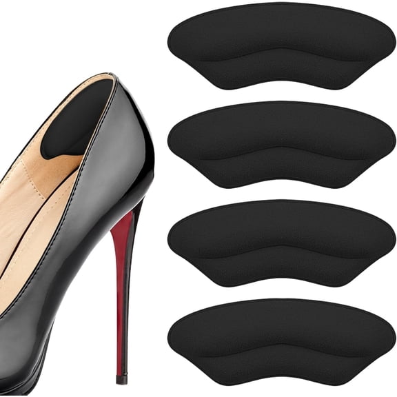 6 Pairs Heel Pads for Shoes, Anti-Slip Heel Grips & Cushion Inserts for Loose Fit, Improved Comfort Filler to Tighten Secure Fit