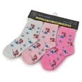 thumbnail image 1 of 6 Pairs Kids Glow in the Dark Socks Size 4-10 Sports Space Unicorn Mermaid, 1 of 4