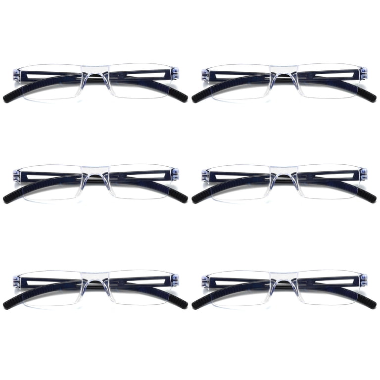 Rimless Reading Glasses with Blue Light Protection for Women Amazon.com: Ryegis Lightweight Flexible Reading Glasses for  main image 2