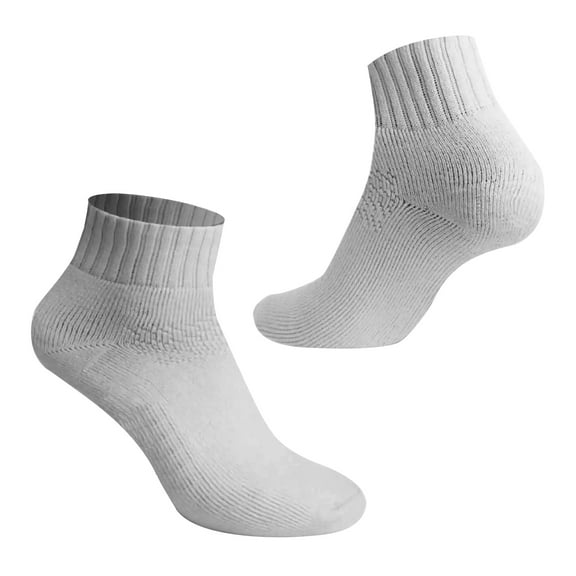 6 Pairs Men's Sport Athletic Thick Cotton Ankle Low Cut Black/White/Gray Socks Size 9-11,10-13