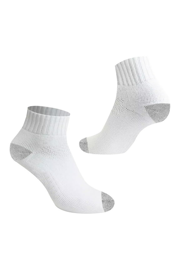 6 Pairs Men's Sport Athletic Thick Cotton Ankle Low Cut Black/White/Gray Socks Size 9-11,10-13
