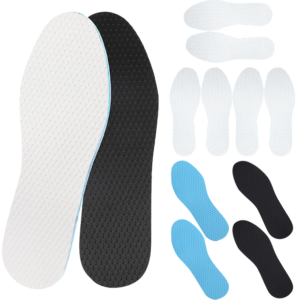6 Pairs Outdoor Shoe Liners Thin Shoe Insoles Inner Soles for Women Men