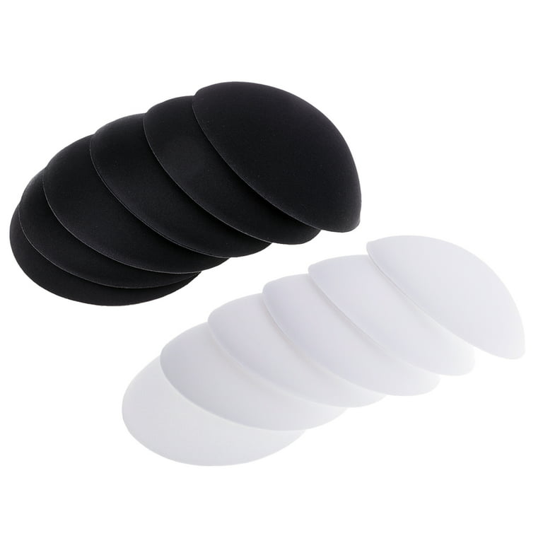6 Pairs Removable Round Cups Bra Pad Inserts Pads For Sports Bra