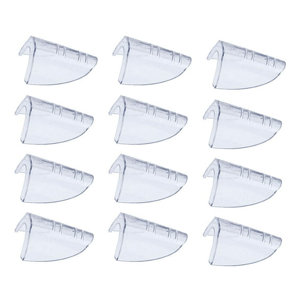 6 Pairs Safety Eye Glasses Side Shields - TPU, Anti-Impact, Easy Install, for Eye Protection