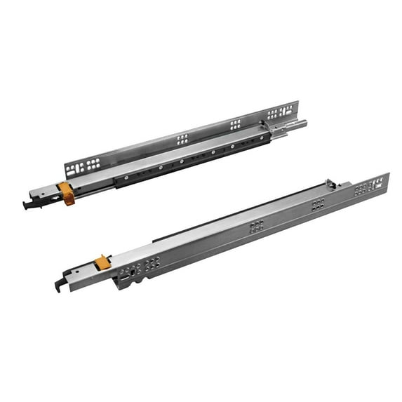 6 Pairs of Salice Progressa 18" (457mm) Undermount Soft Close Kitchen Drawer Slides for 3/4" Material, 120lb Load Capacity, Full Extension Ball Bearing Drawer Slides