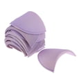 thumbnail image 2 of 8 Pairs Soft Foam Shoulder Pads For Sewing - Black & White Set-in Pads For Blazers, Coats, Knitwear - DIY Clothing & Craft (15x9x1cm) 2 of 5