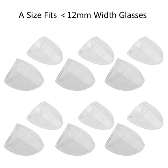 6 Pairs Splash Proof Eye Glasses Side Guard Clear Flexible Slip On Protective Shield Fits Most