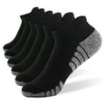 thumbnail image 1 of 6 Pairs Sports Ankle Socks Athletic Low-cut Socks Thick Knit Autumn Winter Socks Fitness Breathable Quick Dry Socks Wear-resistant Warm Socks Lightweight -skid No-Show Socks For Marathon R, 1 of 7