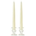 thumbnail image 1 of 6 Pairs Taper Candles Unscented 10 Inch Ivory Tapers .88 in. diameter x 10 in. tall, 1 of 1