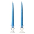 thumbnail image 1 of 6 Pairs Taper Candles Unscented 12 Inch Colonial Blue Tapers .88 in. diameter x 12 in. tall, 1 of 1