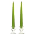 thumbnail image 1 of 6 Pairs Taper Candles Unscented 8 Inch Lime Green Tapers .88 in. diameter x 8 in. tall, 1 of 1