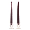thumbnail image 1 of 6 Pairs Taper Candles Unscented 8 Inch Plum Tapers .88 in. diameter x 8 in. tall, 1 of 1