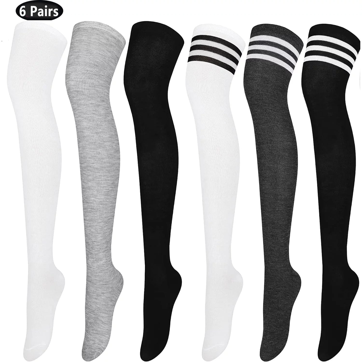 [OPEN YY] / ☆ 25SS HIGH SOCKS / WHITE Pearl White Toe Socks (Knee High) – UniqDsn