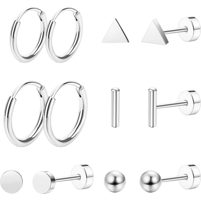 Pure Titanium 100 Titanium Earrings Dainty Silver Boho Heart