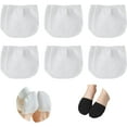 thumbnail image 1 of 6 Pairs Toe Topper Socks Women Invisible Socks Toe Cover Liner Half Socks Seamless Non-Slip Toe Half Socks, 1 of 6