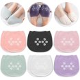 thumbnail image 1 of 6 Pairs Toe Topper Socks Women Invisible Socks Toe Cover Liner Half Socks Seamless Non-Slip Toe Half Socks, 1 of 6