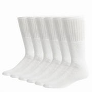 ESSENTIALS DRAWER 6 Pairs Tube Socks Over The Calf Premium Cushion Sports Athletic Knee High Support Workout Running Comfort Sweat-absorbing Anti-Slip Soccer Chicano