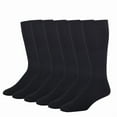 thumbnail image 1 of 6 Pairs Tube Socks Over The Calf Premium Cushion Sports Athletic Knee High Support Workout Running Comfort Sweat-absorbing Anti-Slip Soccer Chicano, 1 of 2