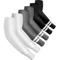 thumbnail image 1 of 6 Pairs UV Sun Protection Arm Sleeves Cooling Compression Arm Sleeves for Women Men Golf Outdoor Sports, 1 of 7