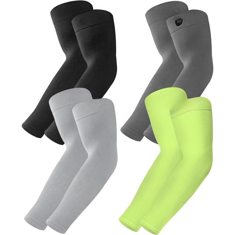 6 Pairs UV Sun Protection Arm Sleeves, UPF 50 Sports Cooling Arm