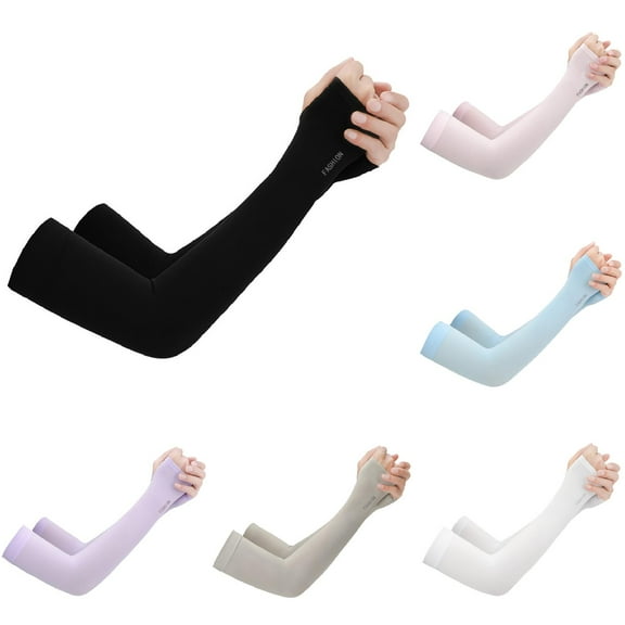 6 Pairs UV Sun Protection Arm Sleeves for Men & Women,UPF 50 Cooling Sports Sleeve