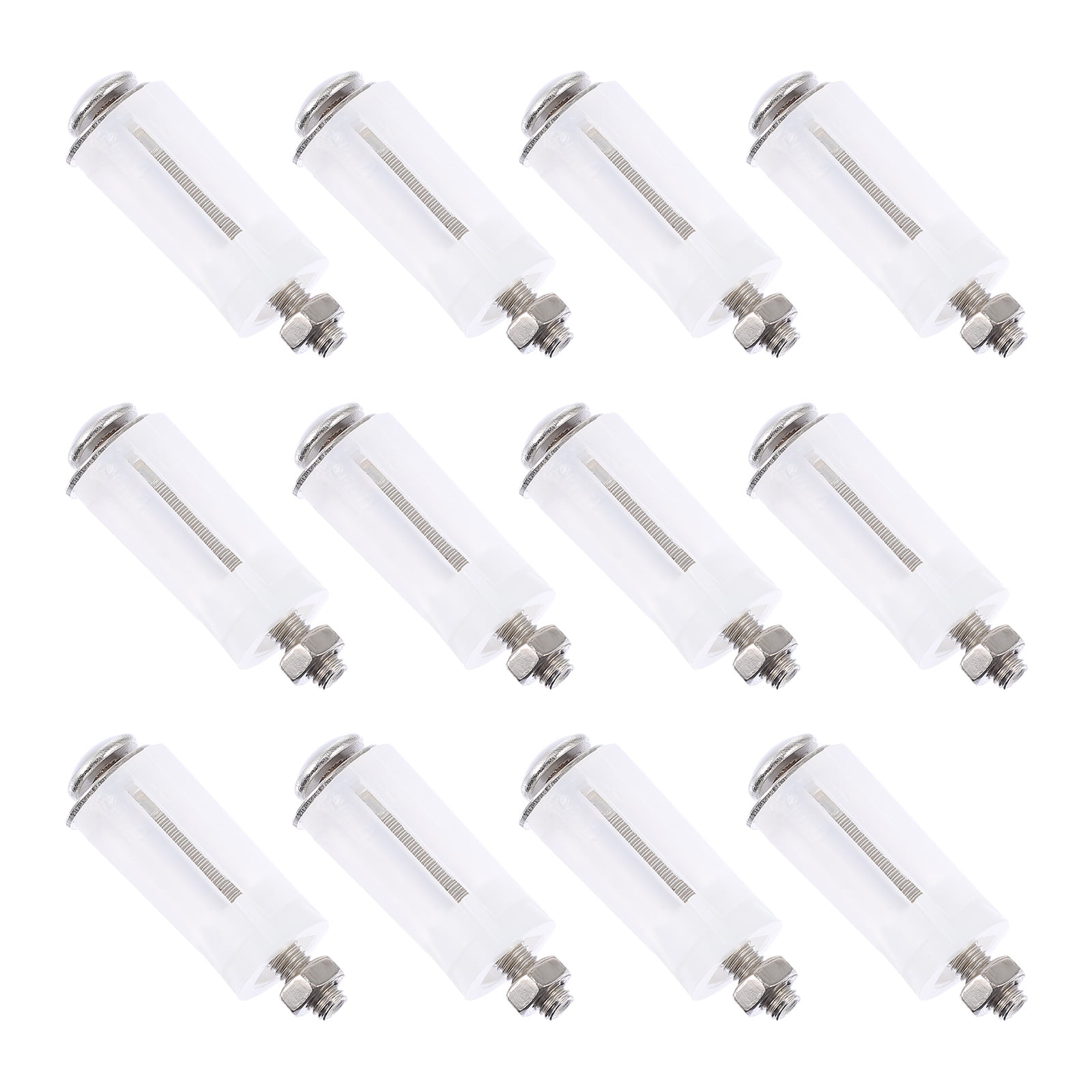 6 Pairs Universal Toilet Seat Fixing Screws Toilet Lid Screws Part for
