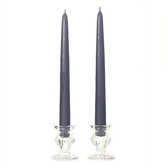 6 Pairs, Unscented 6 Inch Wedgwood Tapers for Wedding, Party, Events & Home Decor, Made In Usa