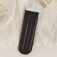 thumbnail image 1 of 6 Pairs Women Spring Summer Ladies Stack Socks Rolled Edge Mesh Y2K Socks Fashion Ankle Socks, 1 of 9