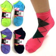 6 Pairs Womens Comfort Fit Ankle Socks Casual Low Cut Cotton Running US 9-11