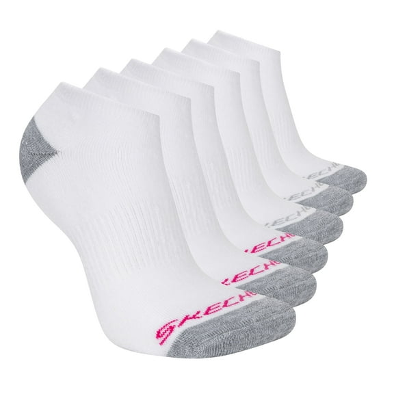 6-Pairs Women's Full Cushion No Show Socks