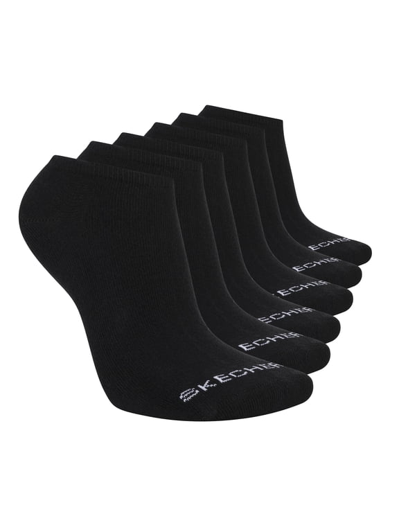 Women's Cotton No-Show Socks with Mesh Ventilation & Arch Support (6-Pairs)