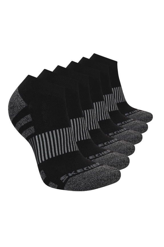 Women's Work Collection Quarter Crew Socks with Extended Cushion & Arch Support (6-Pairs)