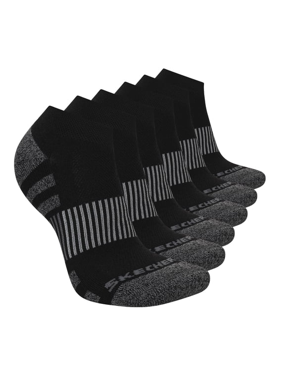 Women's Work Collection Quarter Crew Socks with Extended Cushion & Arch Support (6-Pairs)