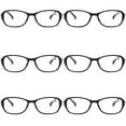 thumbnail image 1 of 6 Pairs Womens Ladies Blue Light Blocking Reading Glasses Readers for Reading Paper work +3.50, 1 of 6