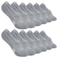 thumbnail image 1 of 6 Pairs Womens Men Nonslip Ankle Socks Low Cut Invisible Trainer Liner Socks, 1 of 13