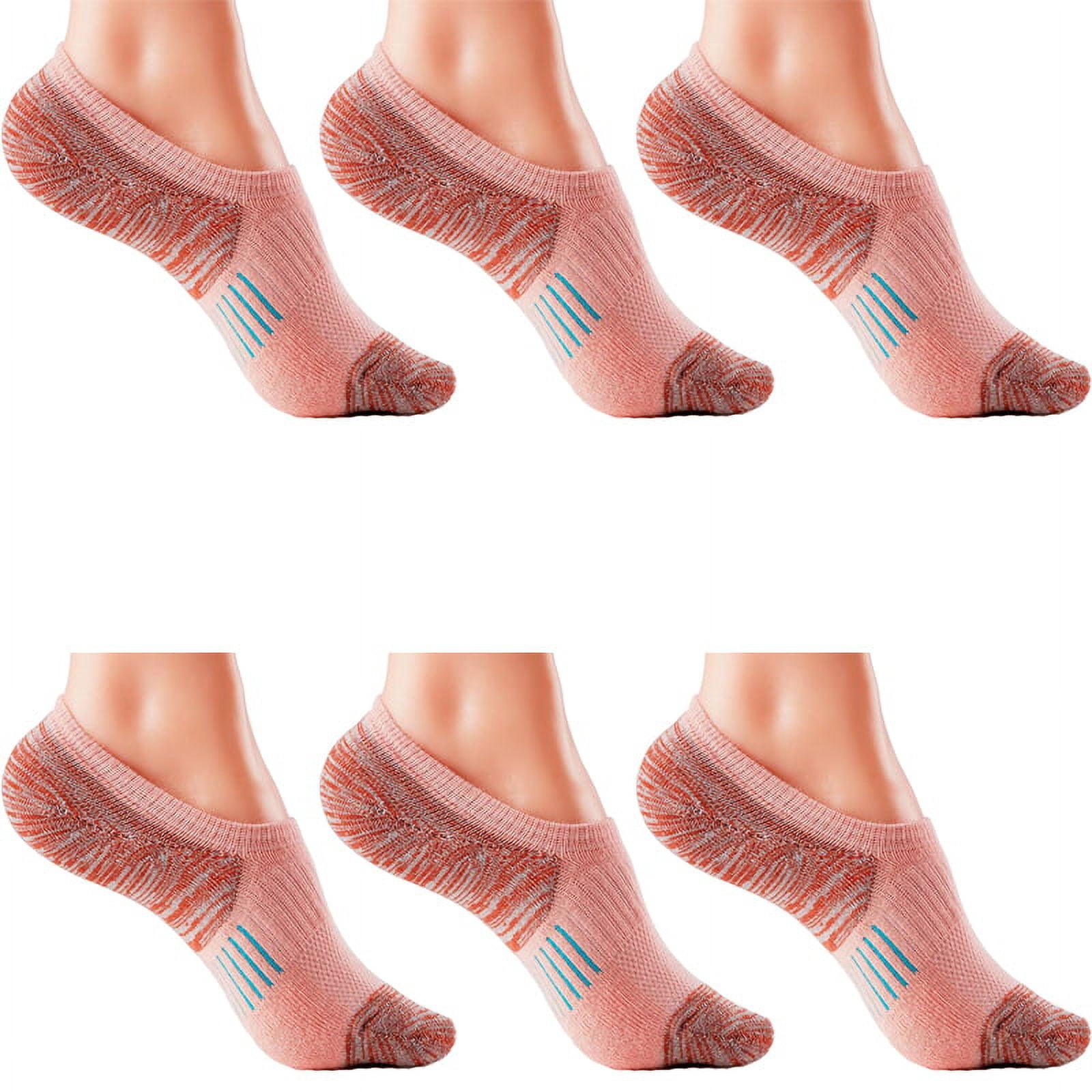 BUDERMMY Running Ankle Socks for Women Athletic Cotton Cushioned 5-6 Pairs  Workout No Show Socks Women (6-8, 3 Color) at  Women's Clothing store