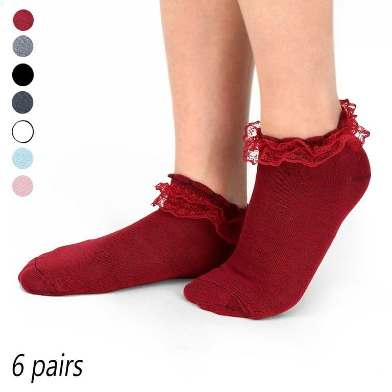 Ruffle on sale socks womens