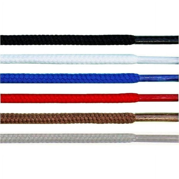 6 Pairs of 3/16" Round Athletic Shoelaces for All Type of Sneakers (Mix Multicolor)