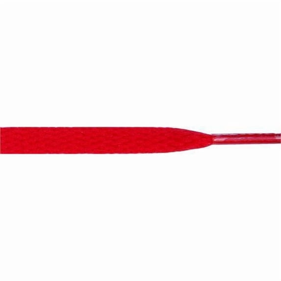 6 Pairs of 5/16" Flat Athletic Shoelaces for All Type of Sneakers (Red)
