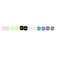 thumbnail image 1 of 6 Pairs of Ear Plug Acrylic Ear s Silicone Ear Tunnels Fashion Piercing 8mm, 1 of 9