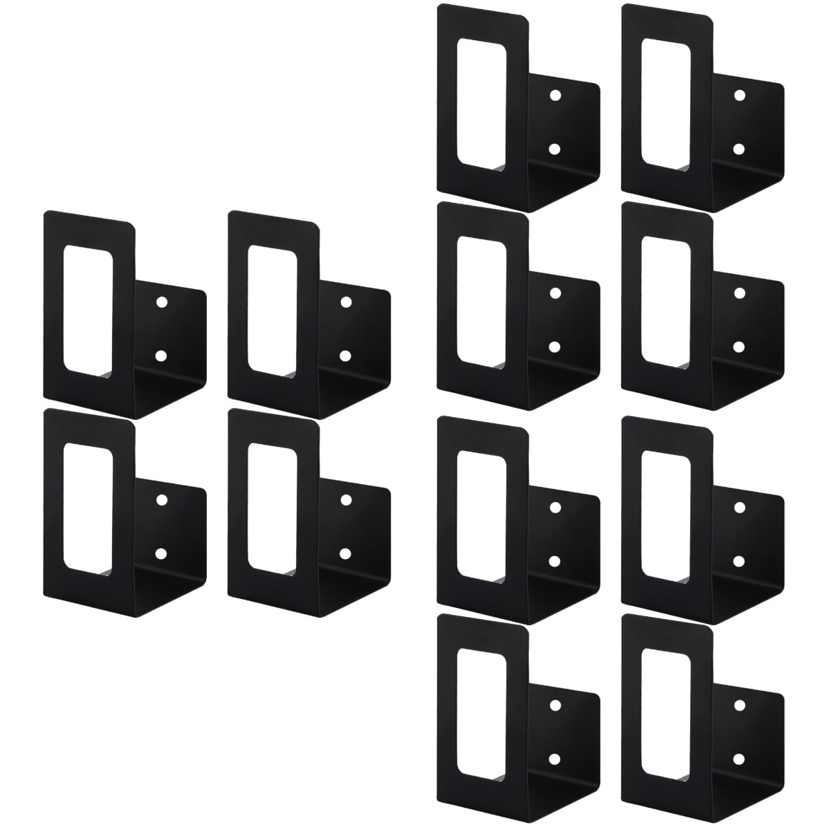 6 Pairs of Pot Lid Holders Wall Mounted Lid Organizers Stainless Steel