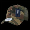 thumbnail image 1 of 6 Panel Curve Bill Trucker Caps - Woodland, 1 of 1