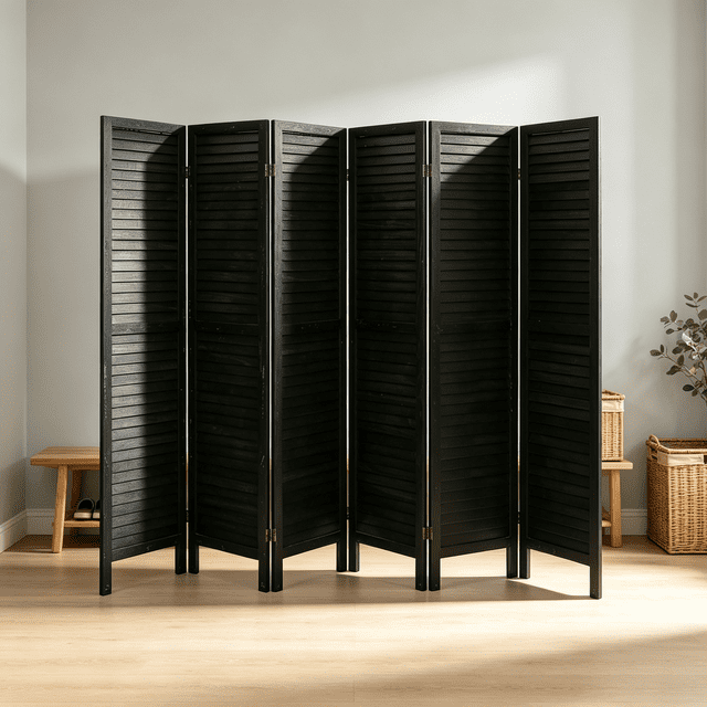 6 Panel Folding Room Divider, 67
