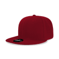 thumbnail image 1 of Decky 6020 6 Panel High Profile Structured Acrylic/Polyester Snapback Hat-Cardinal, 1 of 1