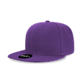 thumbnail image 1 of Decky 6020 6 Panel High Profile Structured Acrylic/Polyester Snapback Hat-Purple, 1 of 1