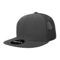 thumbnail image 1 of Decky 1052 6 Panel High Profile Structured Acrylic/Polyester Trucker Hat-Charcoal, 1 of 3