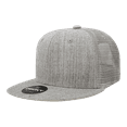 thumbnail image 1 of Decky 1052 6 Panel High Profile Structured Acrylic/Polyester Trucker Hat-HeatherGrey, 1 of 3