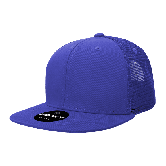 Decky 6033 6 Panel High Profile Structured Cotton Blend Trucker-Royal