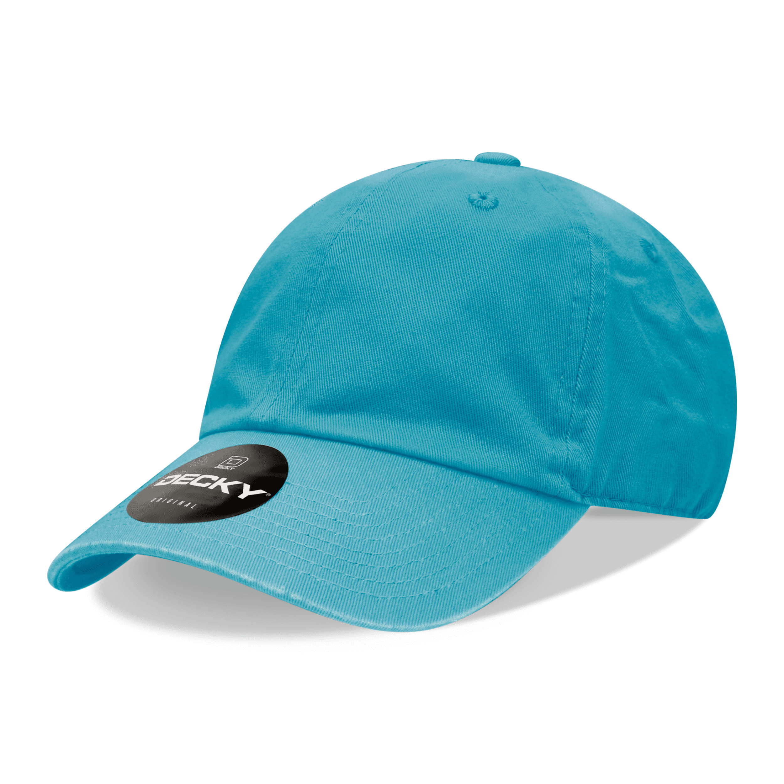HELLO■S Logo Cotton Relaxed Fit 6Panel Cap_Deep Blue 6 Panel Low Profile Relaxed Cotton Dad Hat, LightBlue