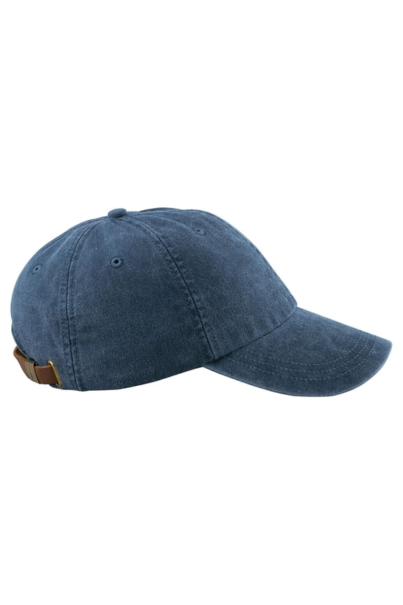 6-Panel Low-Profile Washed Pigment-Dyed Cap , AD969 , MIDNIGHT , One Size